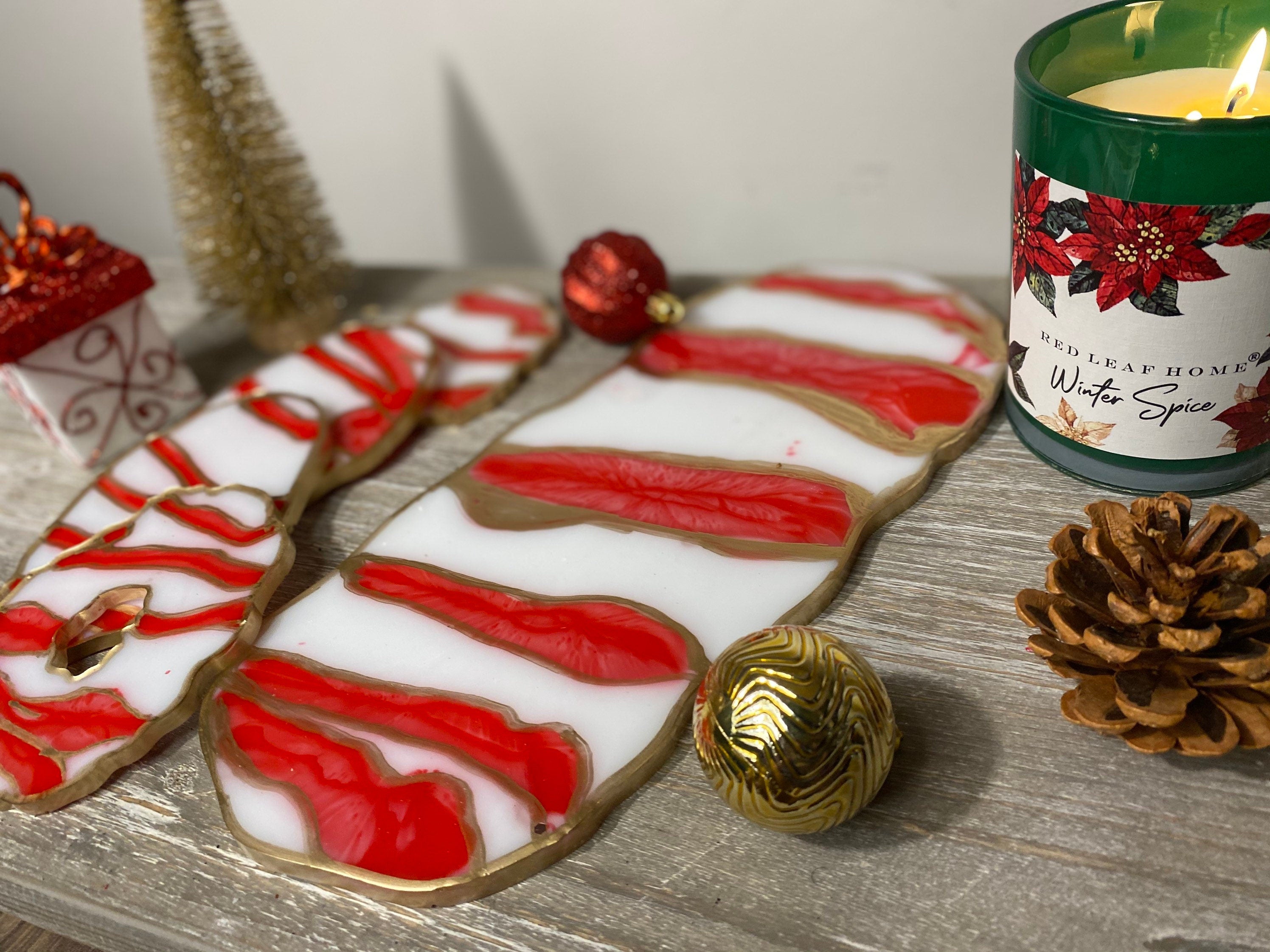 Candy Cane Tray