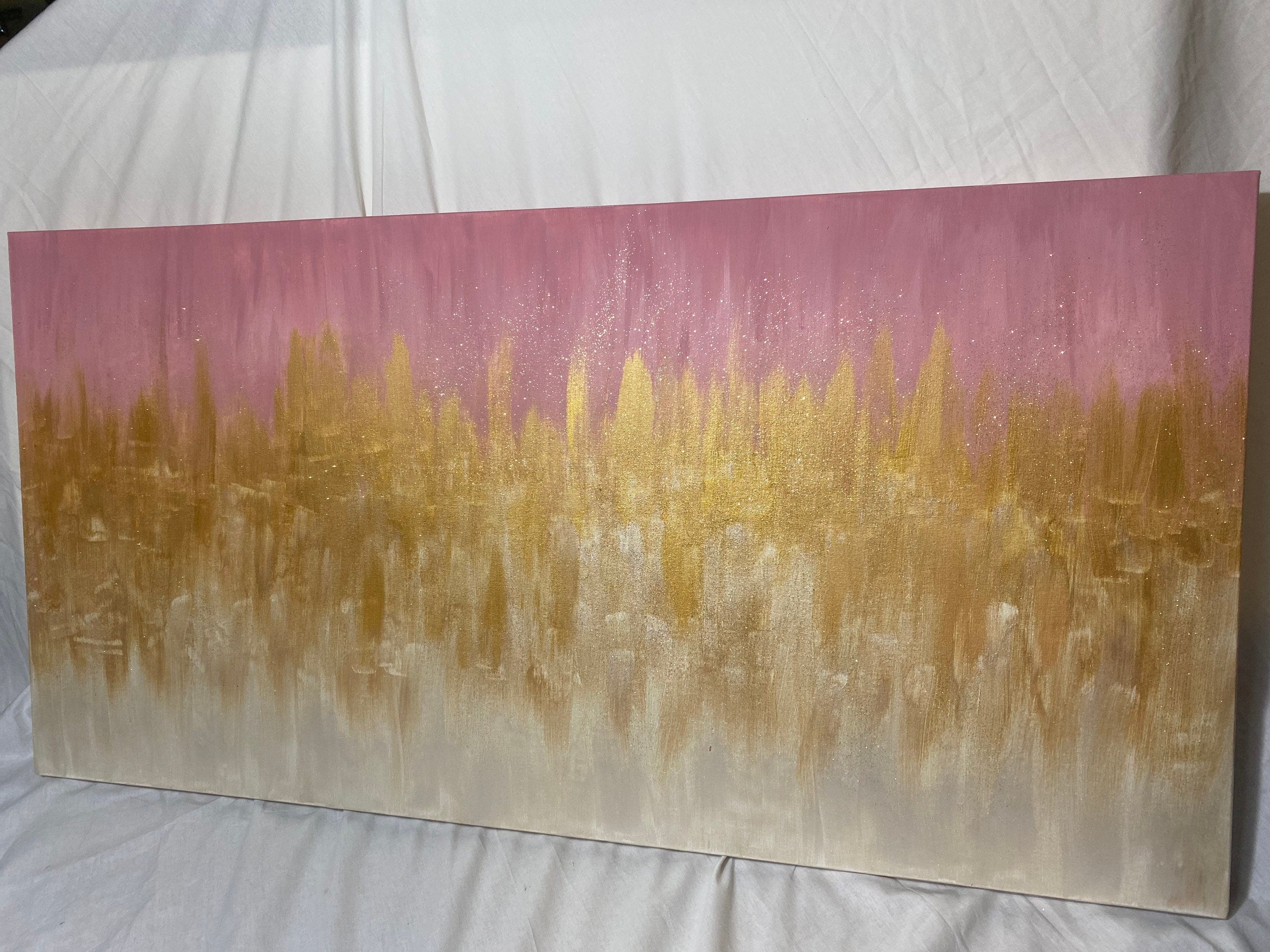Pink & Gold Ombre