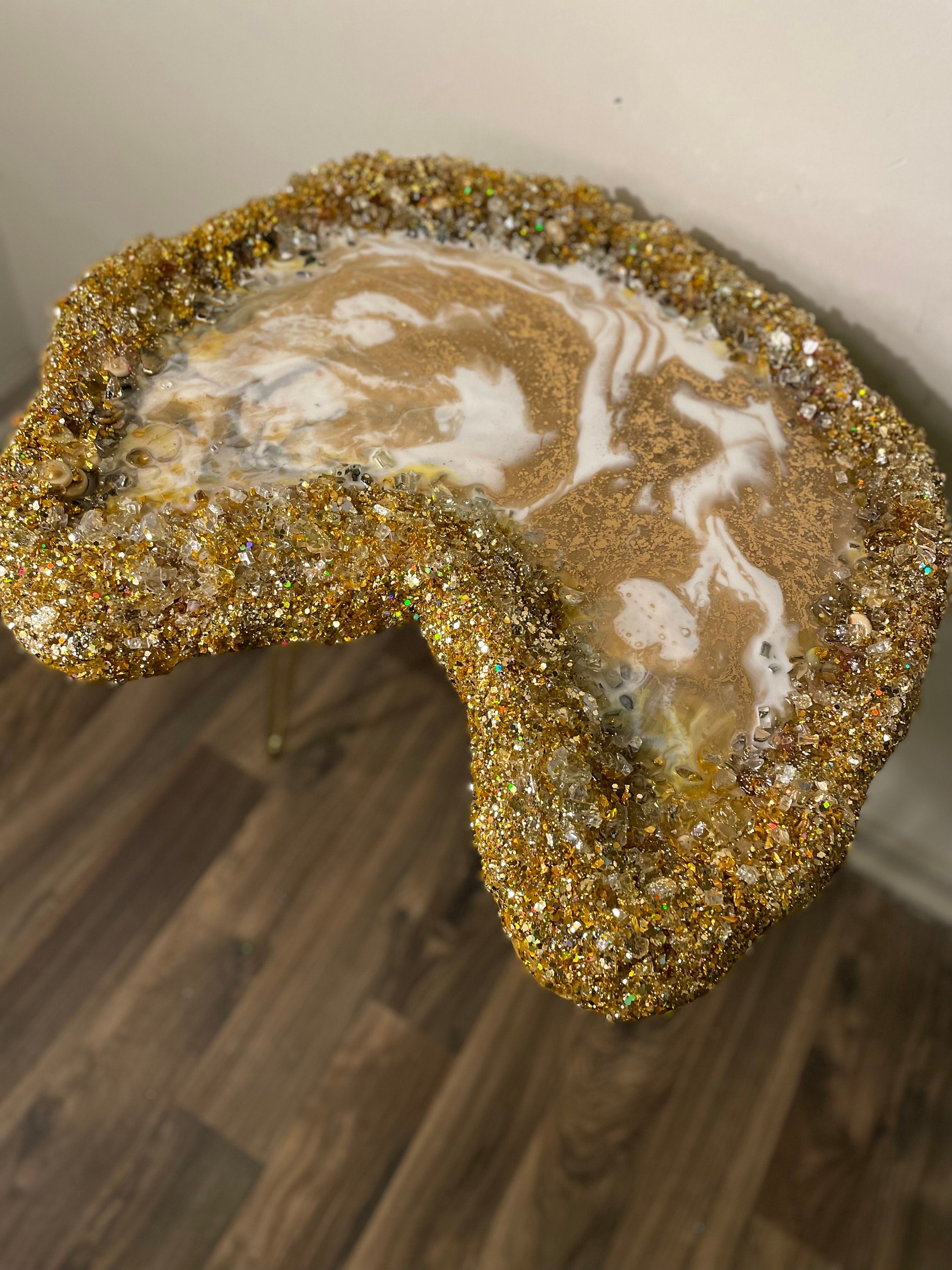 Gold Marble Table