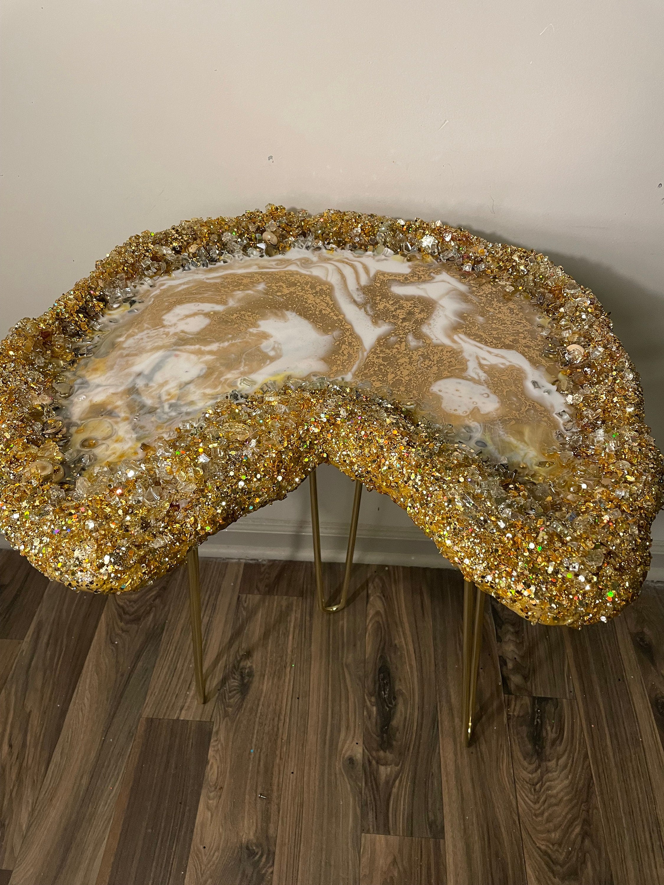 Gold Marble Table